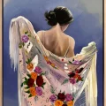 Woman: In the Footsteps of Beauty Oil Painting