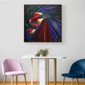 Colorful Parrot Oil Painting