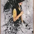 Umbrella Girl Oil Painting
