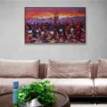Symphony of Istanbul Sunset Oil Painting