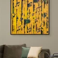 Abstract Notes Oil Painting