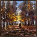 Sonbahar Düşlerin İklimi Yağlı Boya Tablosu