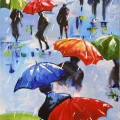 From Rain Oil Painting