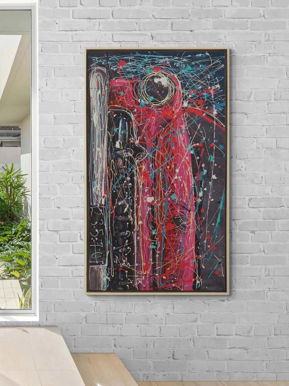 Formların Arasında Yağlı Boya Tablosu