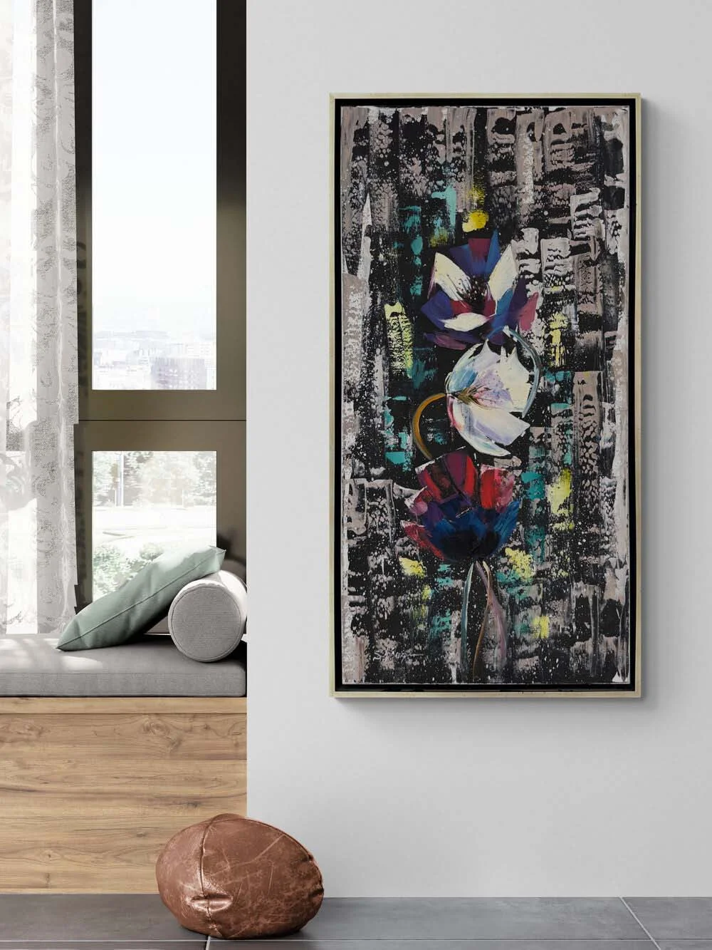 Bir Çiçeğin Rüyası Yağlı Boya Tablosu