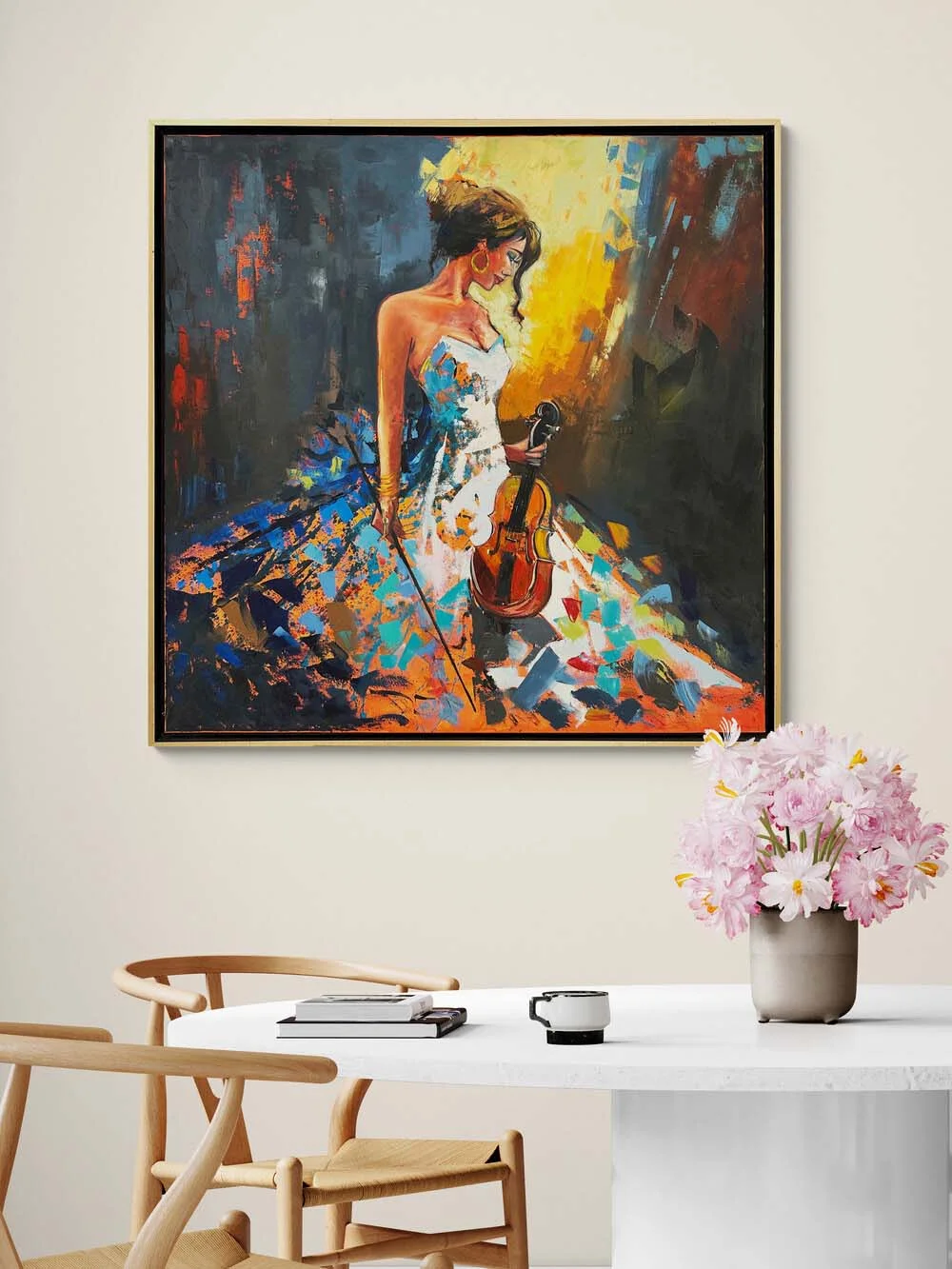 Kemancının Son Şarkısı Yağlı Boya Tablosu