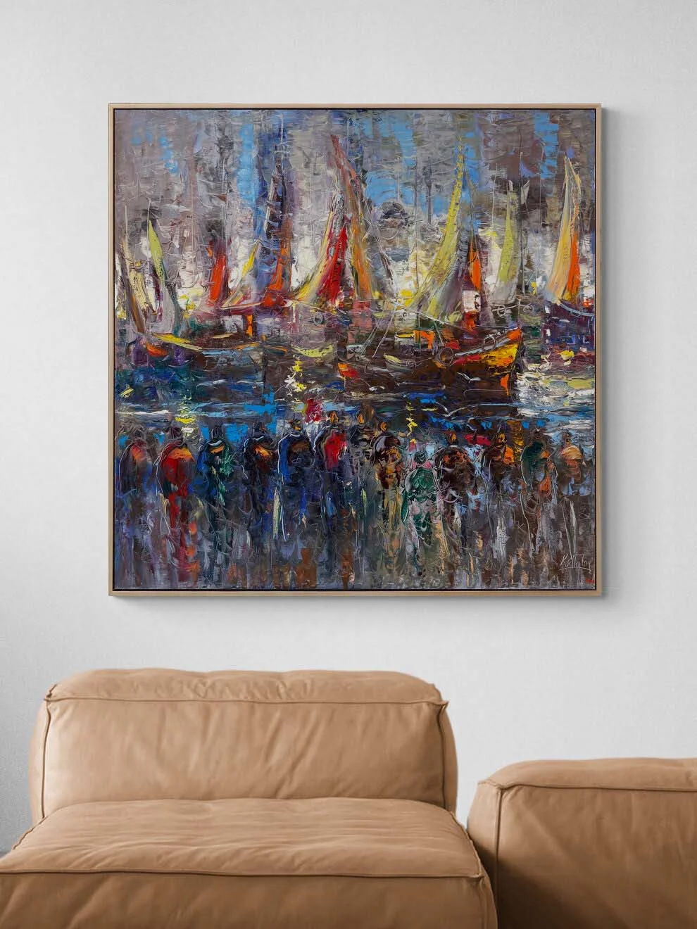 Renklerin Limanı Yağlı Boya Tablosu