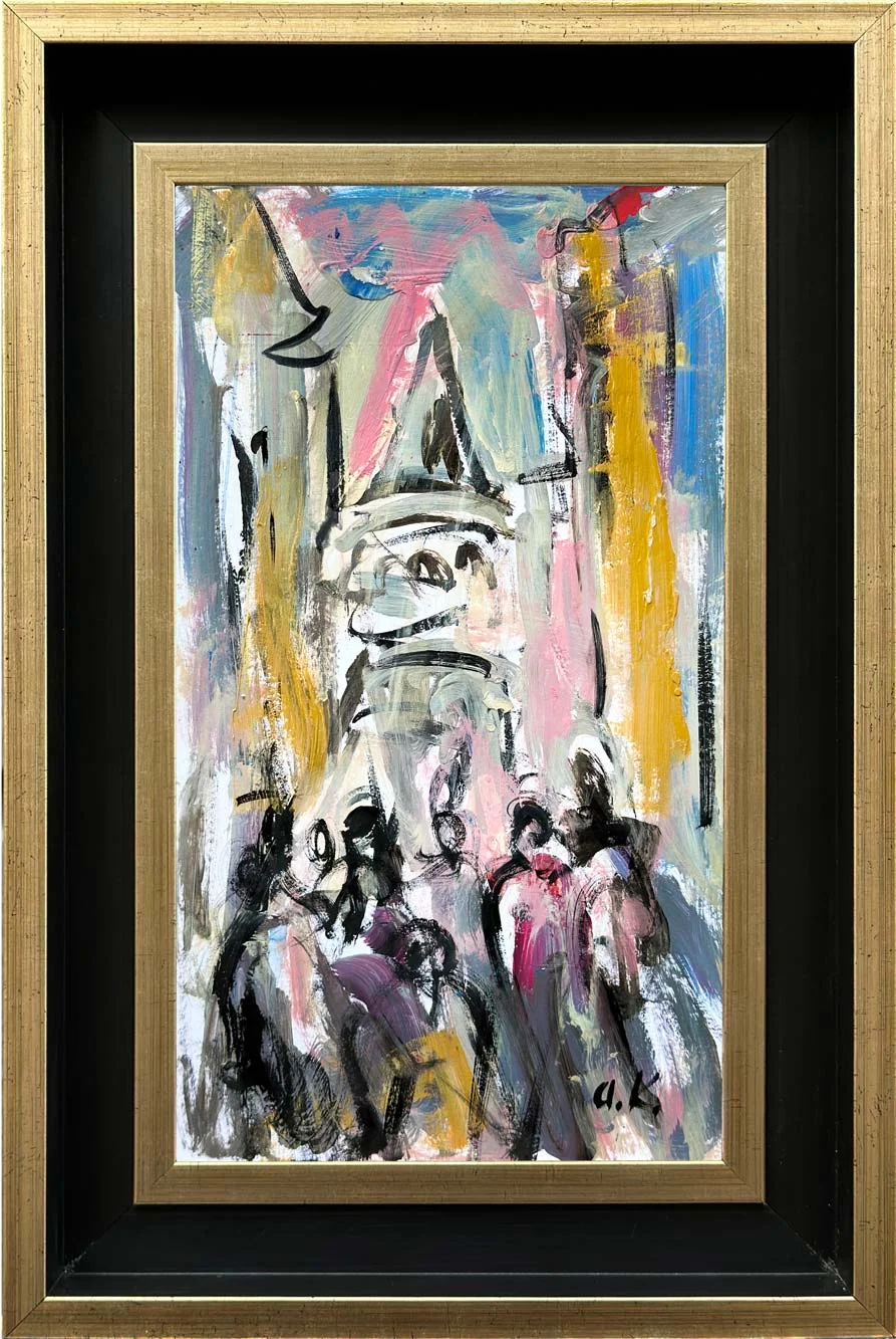 Galata Tower Oil Painting