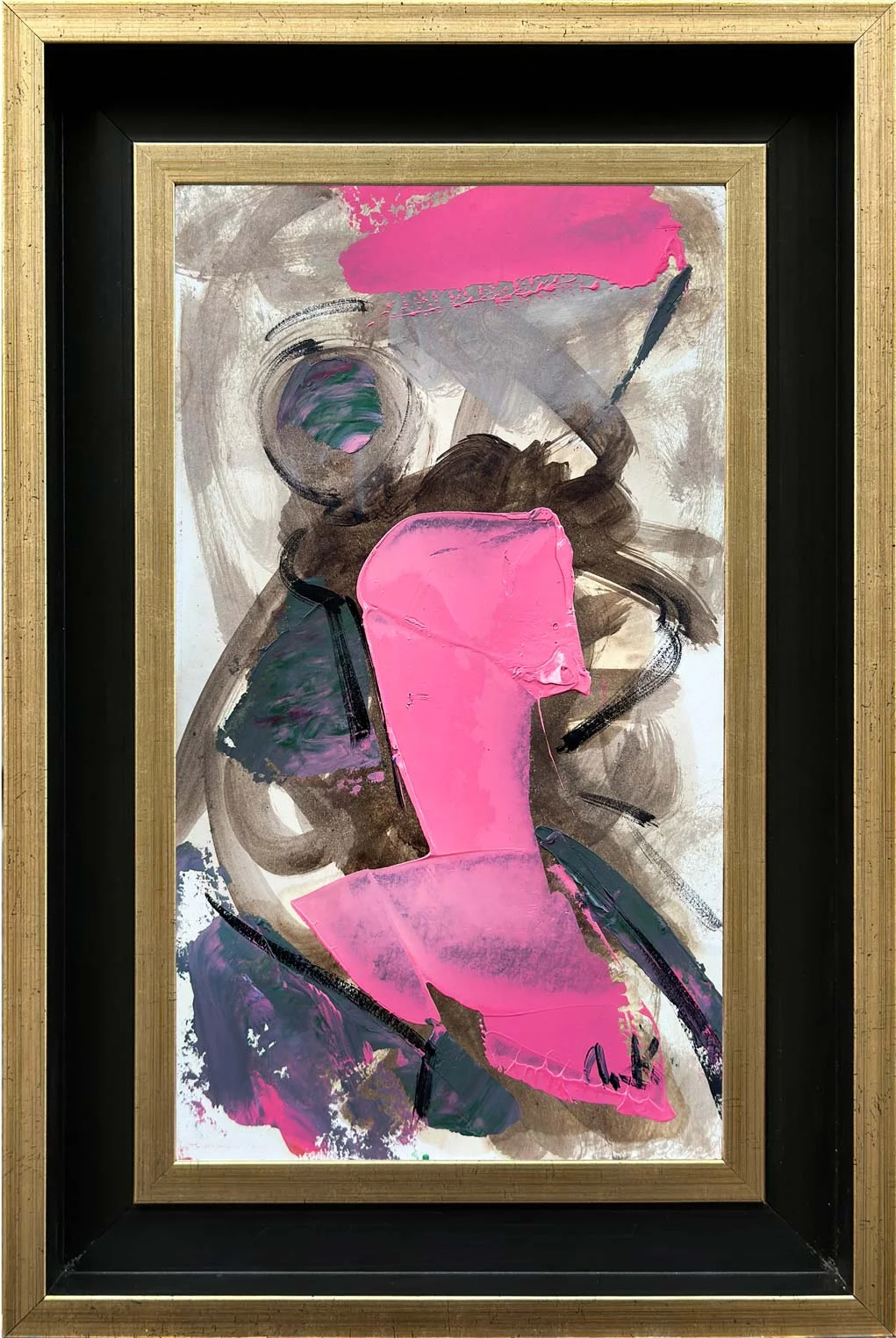 Soyut Hüzün Yağlı Boya Tablosu