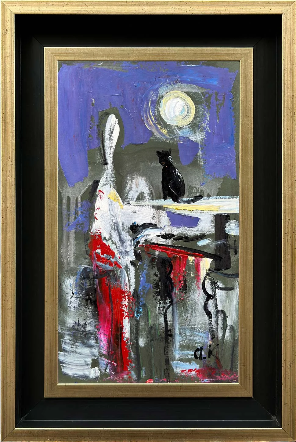 Sadness Of The Night Oil Painting