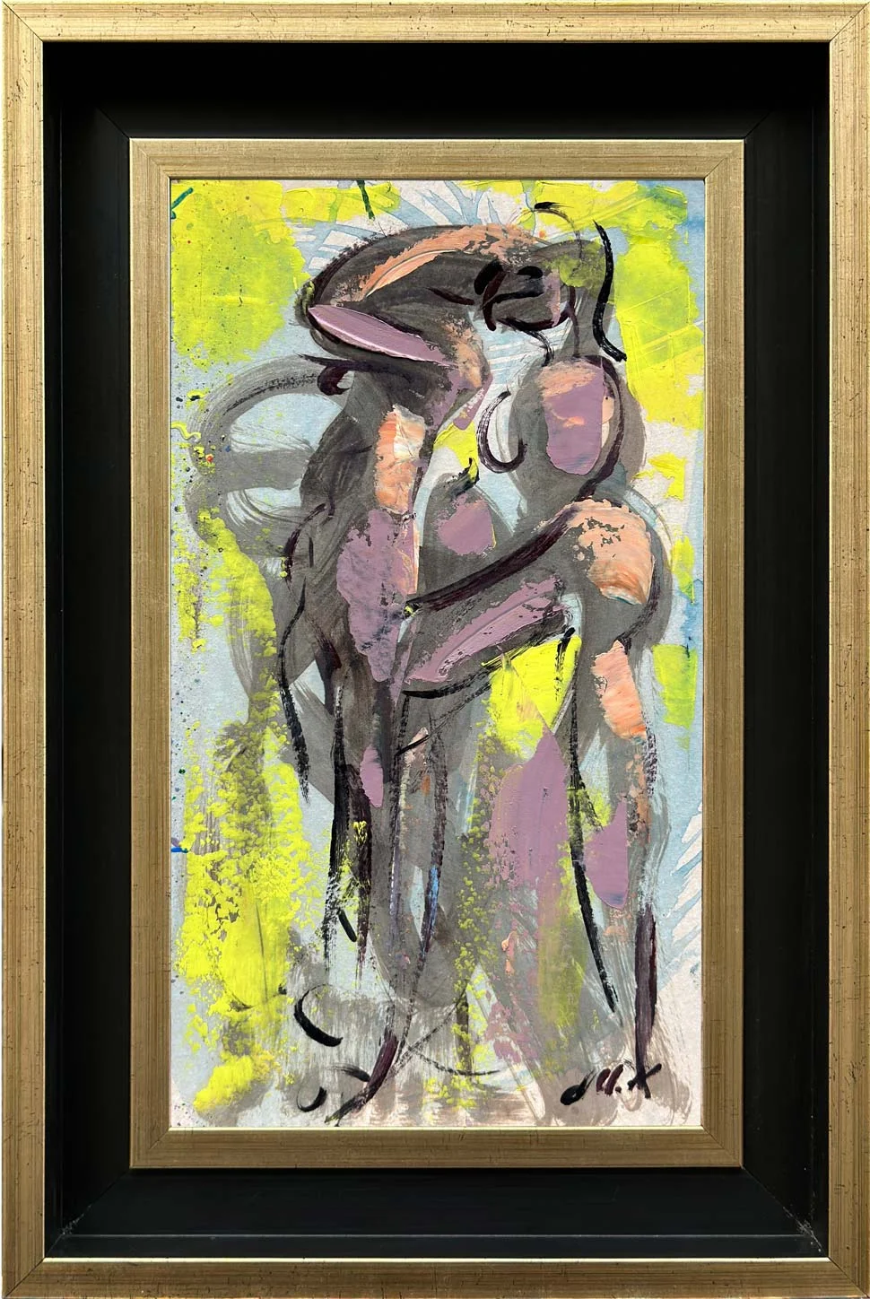 Abstract Waves Oil Painting