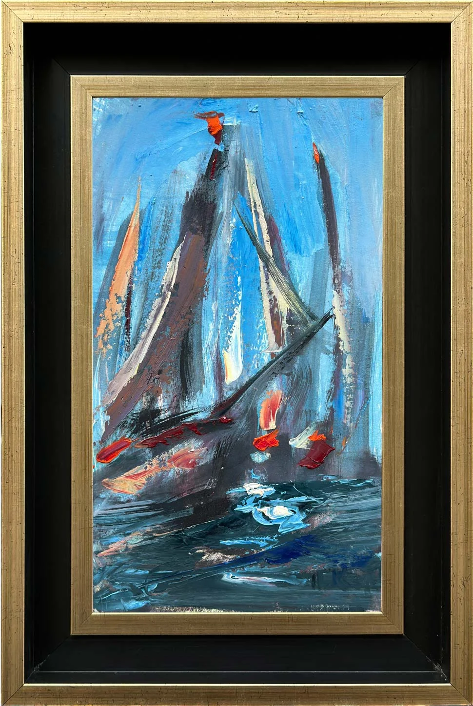 Chasing The Sails Oil Painting