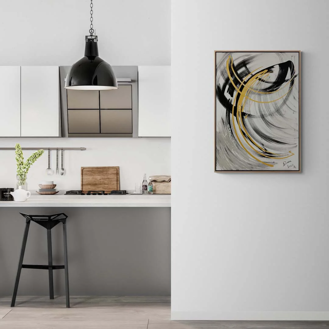 Duygusal Dalga Yağlı Boya Tablosu