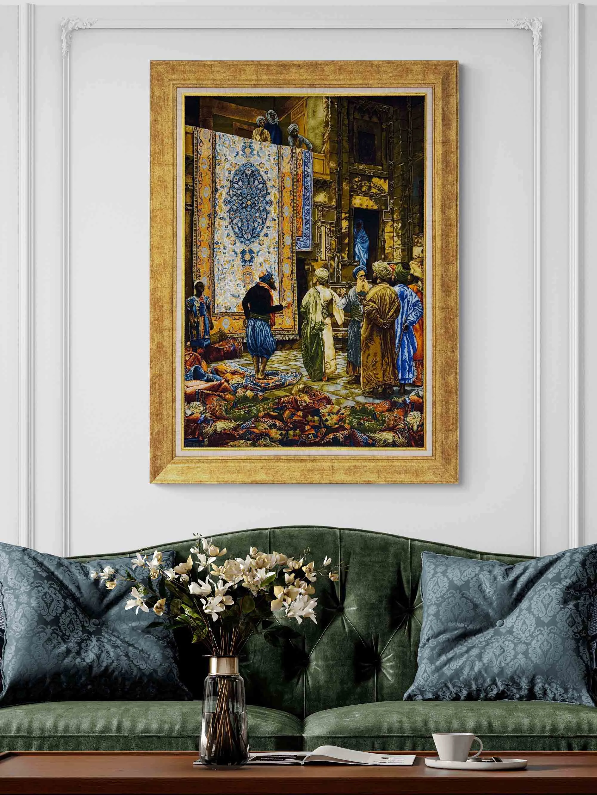 Halı Tüccarı Yağlı Boya Tablosu