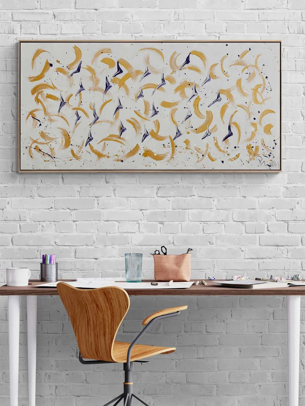 Kuşların Özgürlüğü Yağlı Boya Tablosu