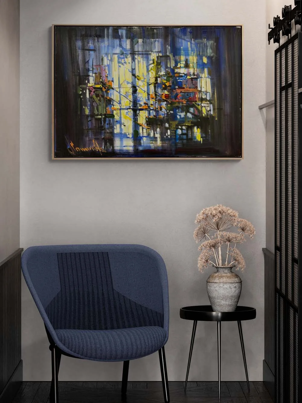 Karmaşanın Dinginliği Yağlı Boya Tablosu