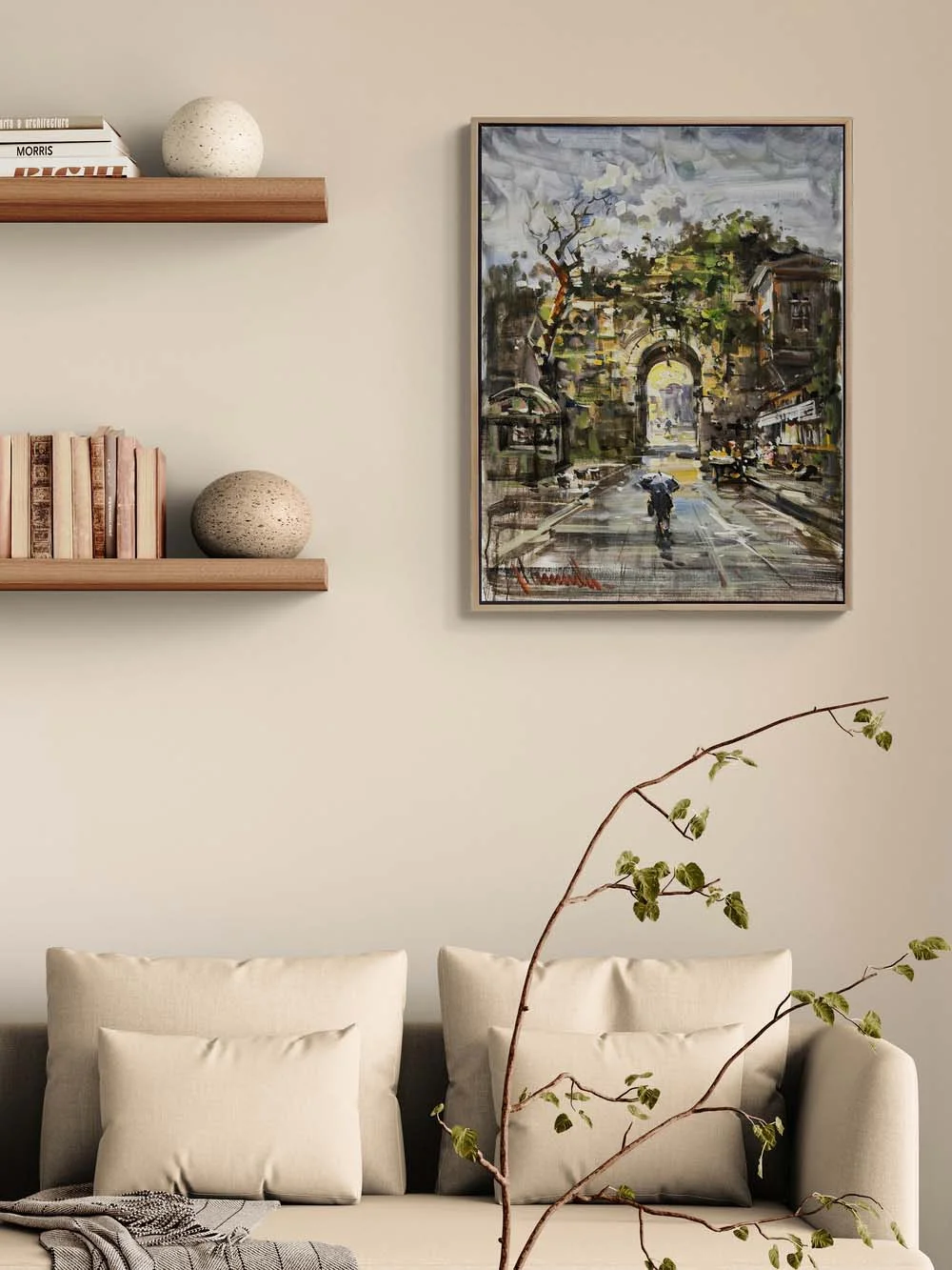 Doors to the Past Oil Painting