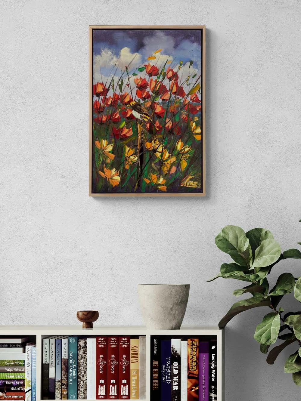 Kır Çiçeklerinin Şarkısı Yağlı Boya Tablosu