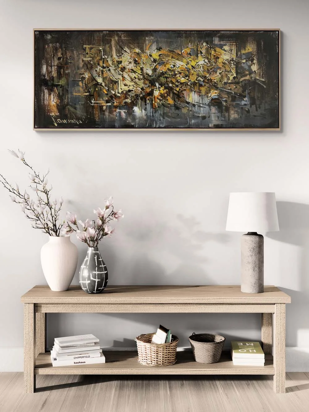 Sonsuz Bir Buluşma Yağlı Boya Tablosu