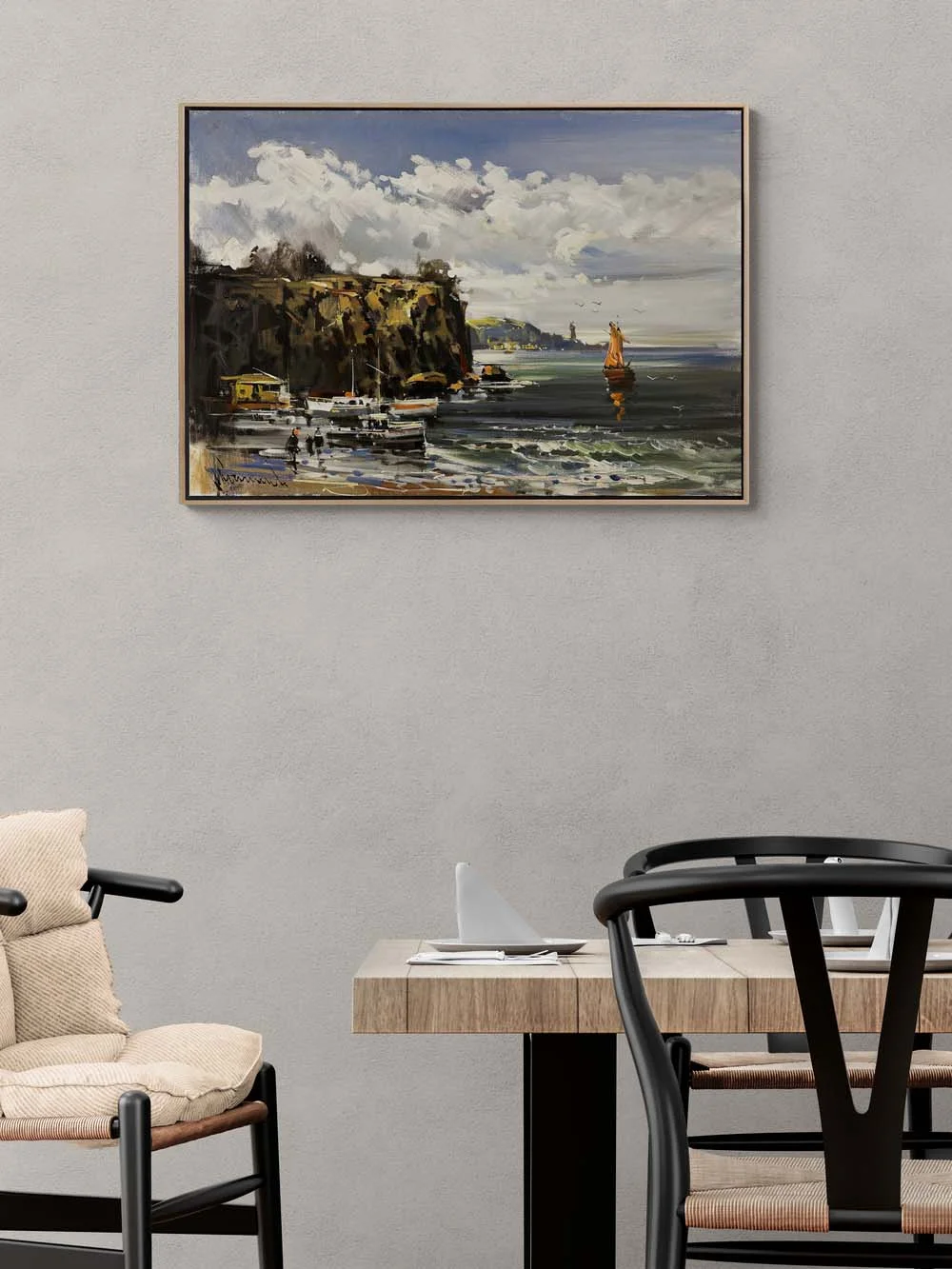 Stories Whispered by the Waves Oil Painting