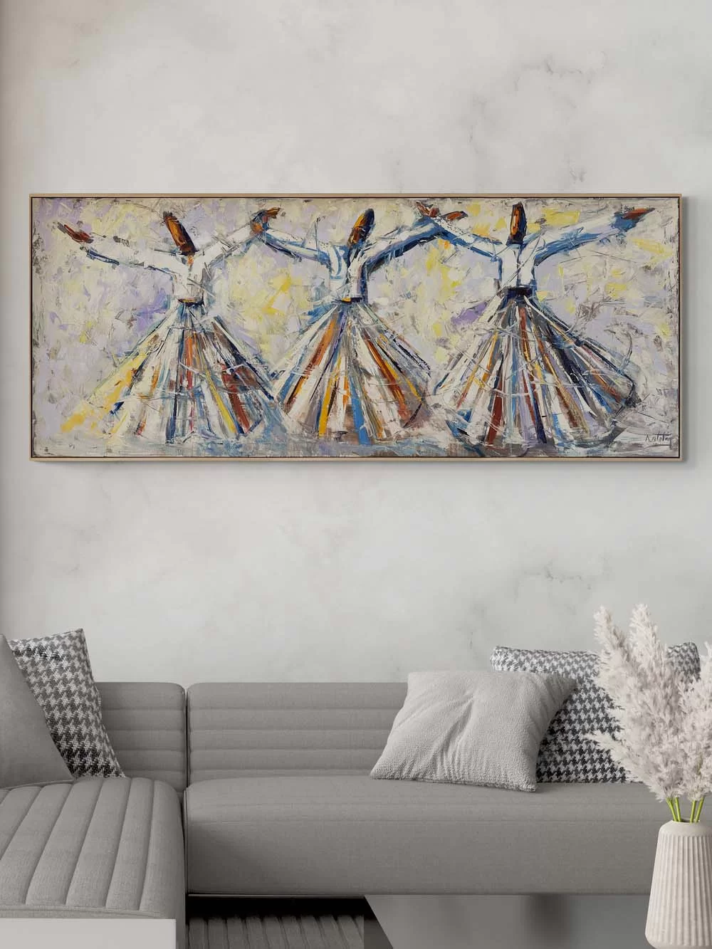 Free Whirling Dervishes Oil Painting