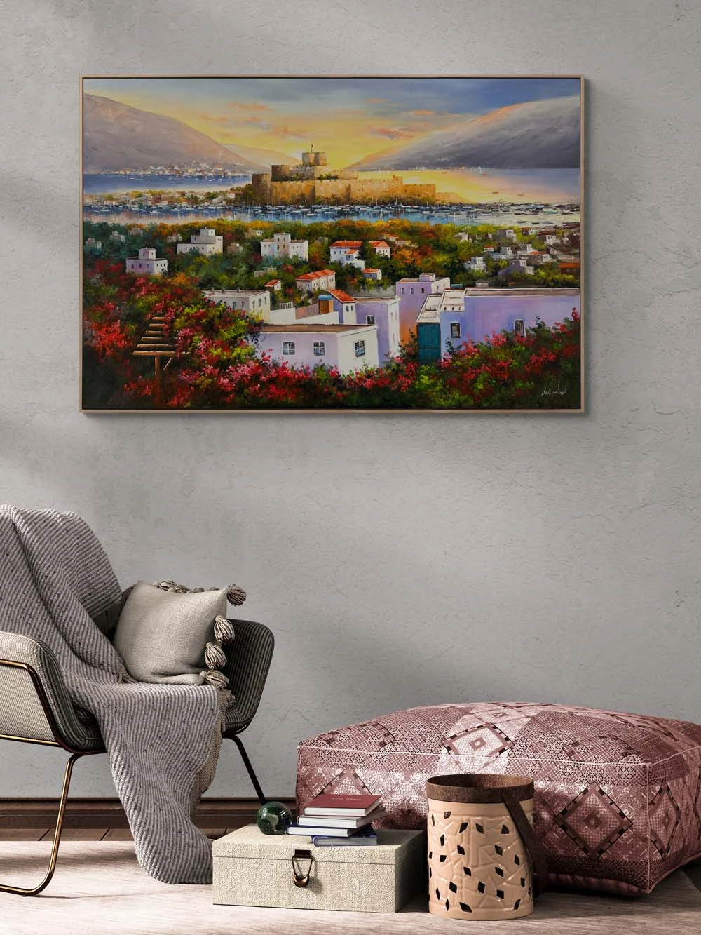 Akdenizin Gözdesi Yağlı Boya Tablosu