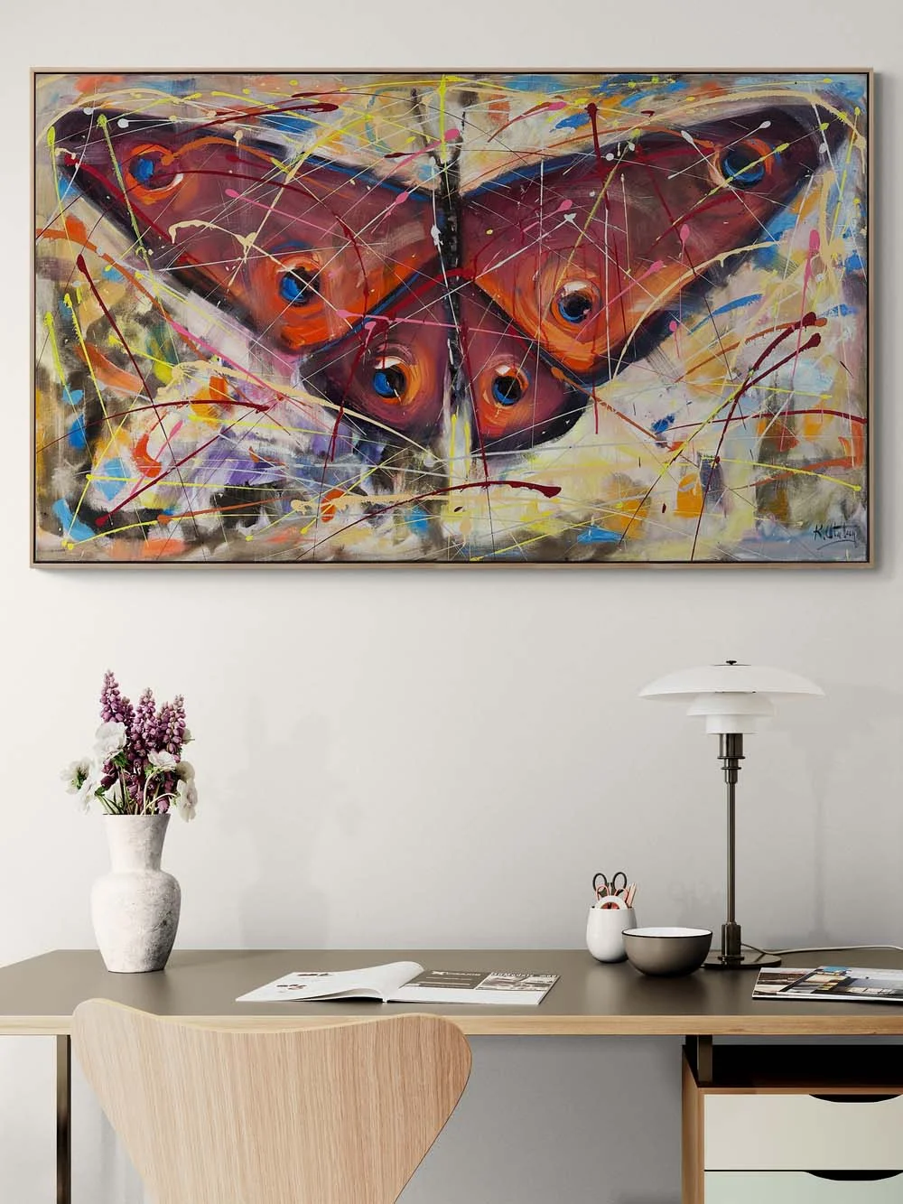 Mystery of Butterfly Wings Oil Painting