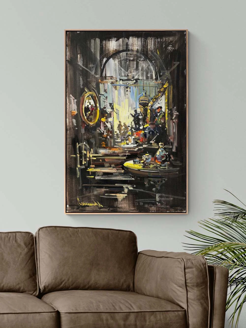 Parlayan Hatıralar Yağlı Boya Tablosu