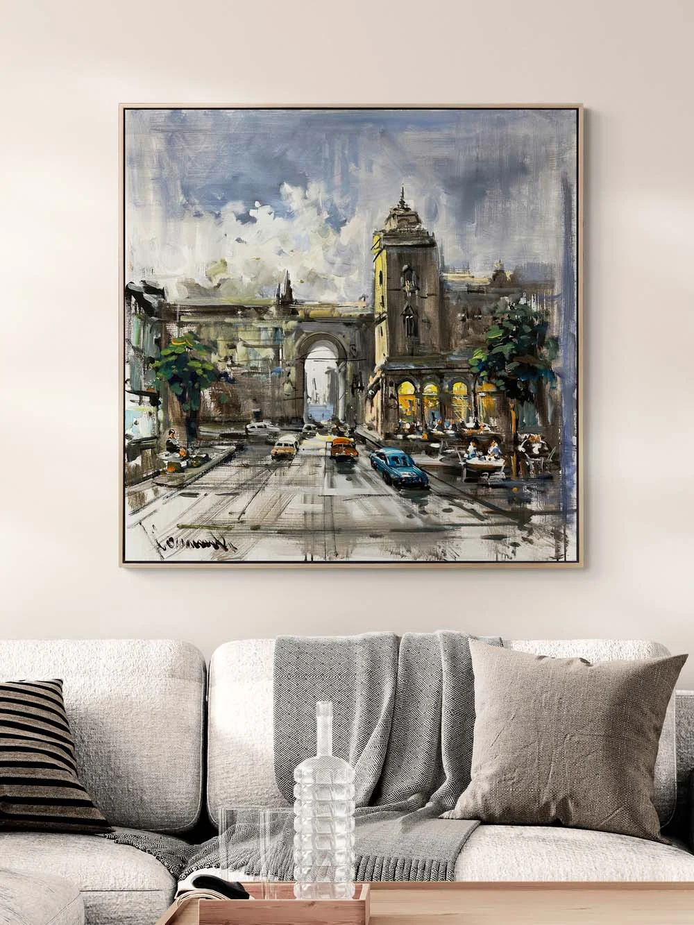 The Sounds of Hidden Streets Oil Painting