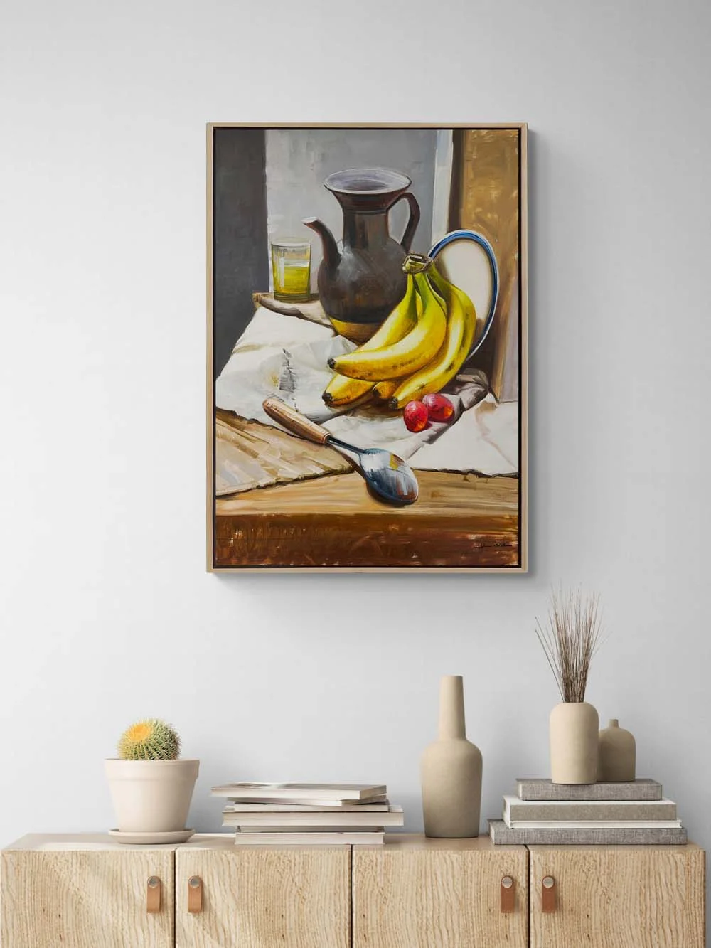 Sabah Sofrası Yağlı Boya Tablosu