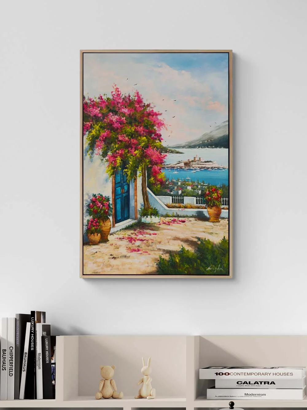 Egenin İncisi Bodrum Yağlı Boya Tablosu