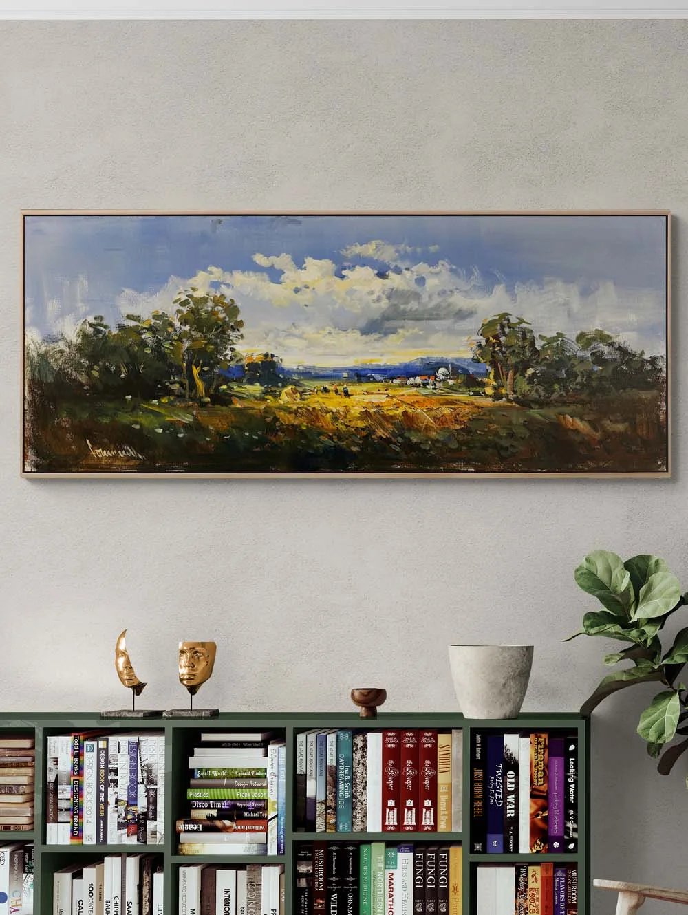 Sessiz Bir Sabah Yağlı Boya Tablosu