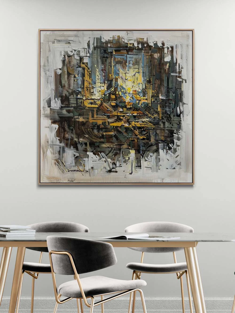 Duyguların Evrimi Yağlı Boya Tablosu