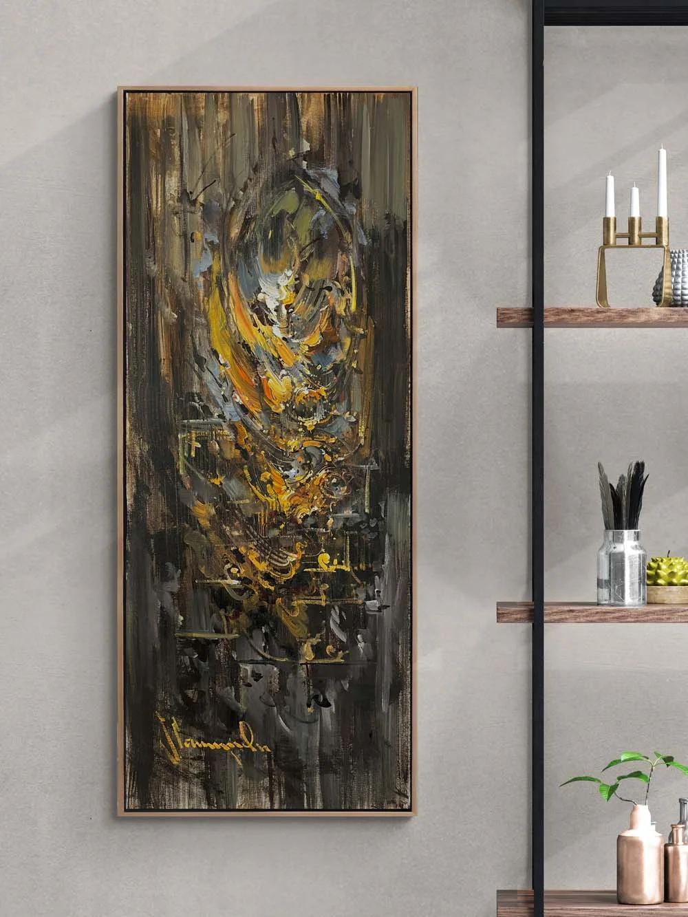 Yansımanın Ötesi Yağlı Boya Tablosu