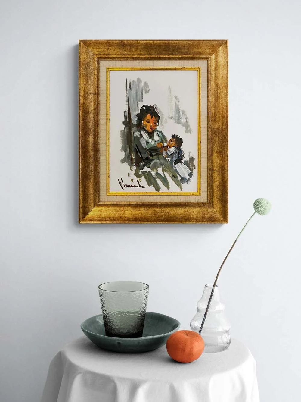 Geçmiş Ve Geleceği Yağlı Boya Tablosu