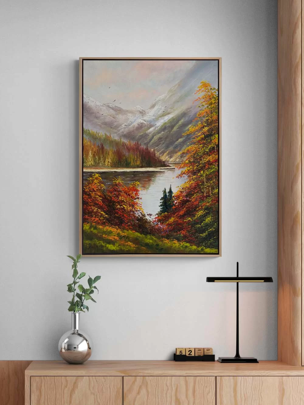 Time in Autumn Oil Painting