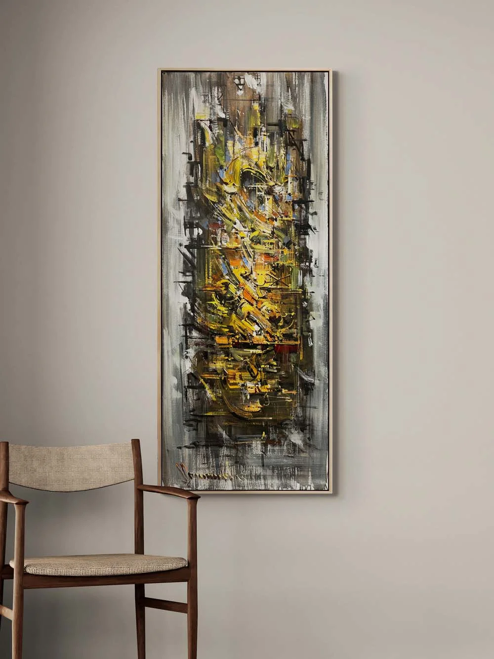 Düşlerin Akışı Yağlı Boya Tablosu