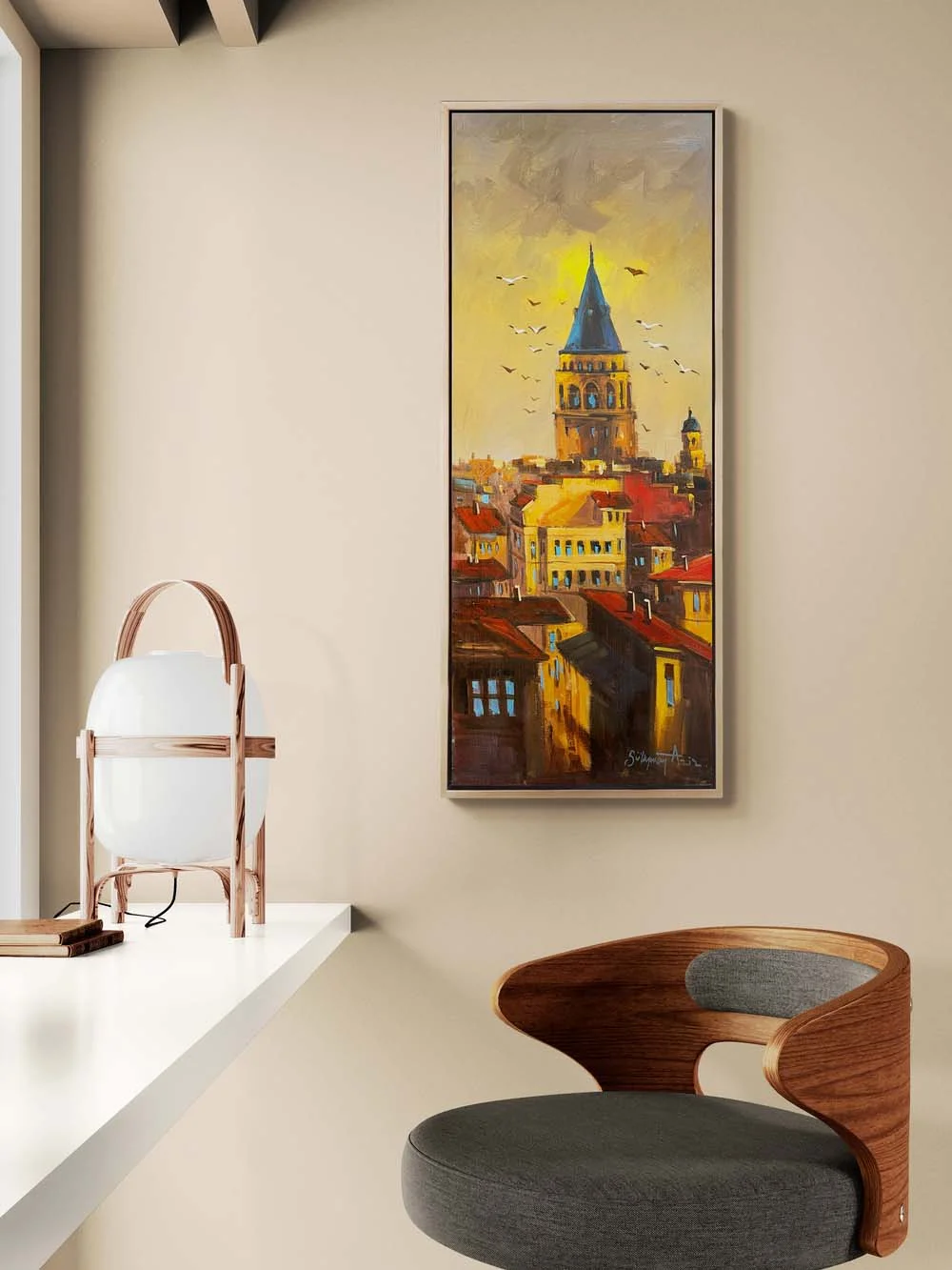 Time in the Tower Oil Painting