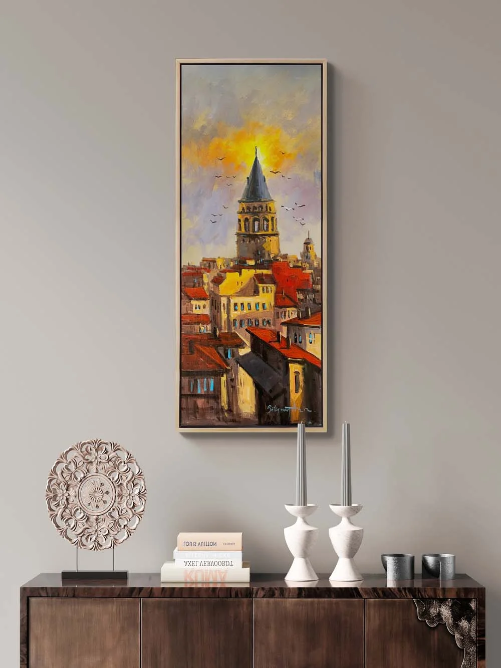 Dreams in Galata Oil Painting