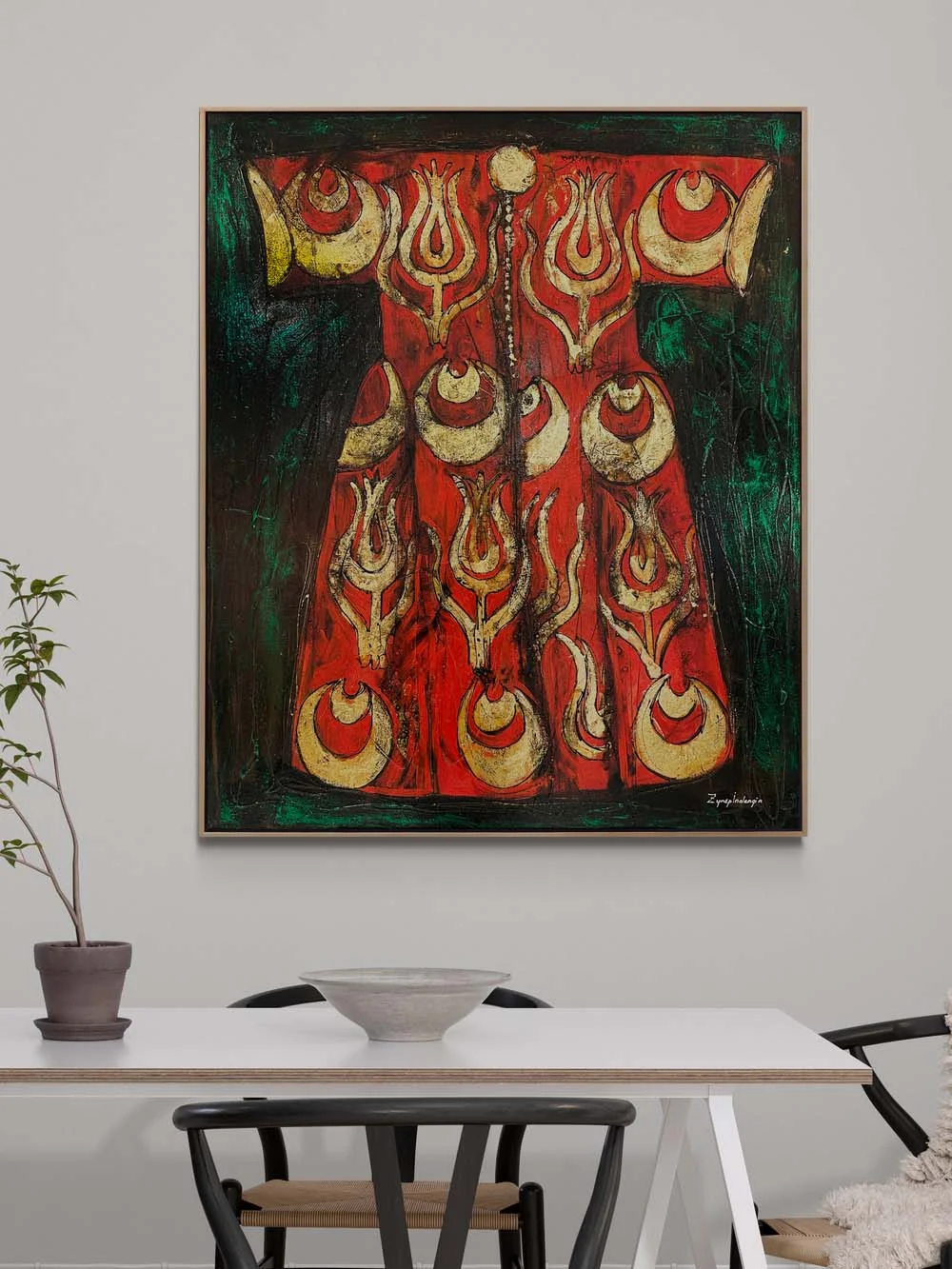 Turkish Kaftan Oil Painting