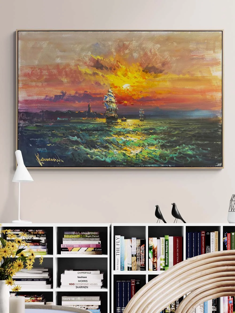 Ufka Yolculuk Yağlı Boya Tablosu