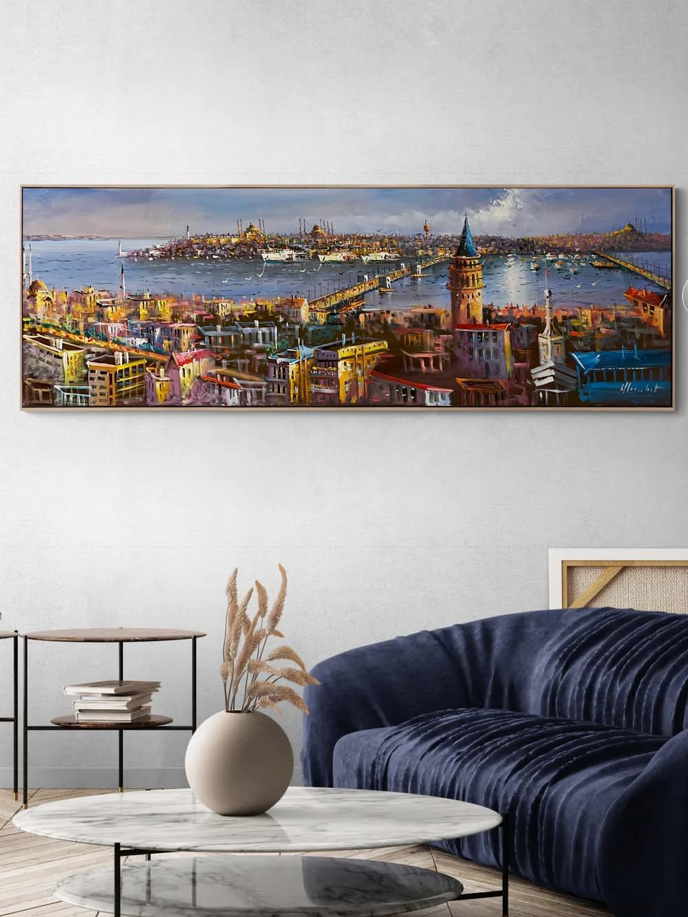 İstanbul Boğazın Büyüsü Yağlı Boya Tablosu