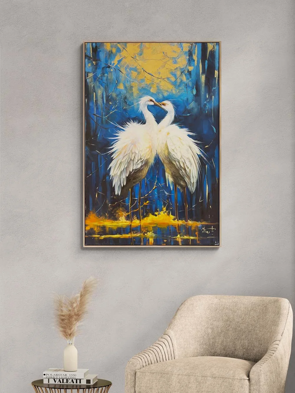 Turna Masalı Yağlı Boya Tablosu