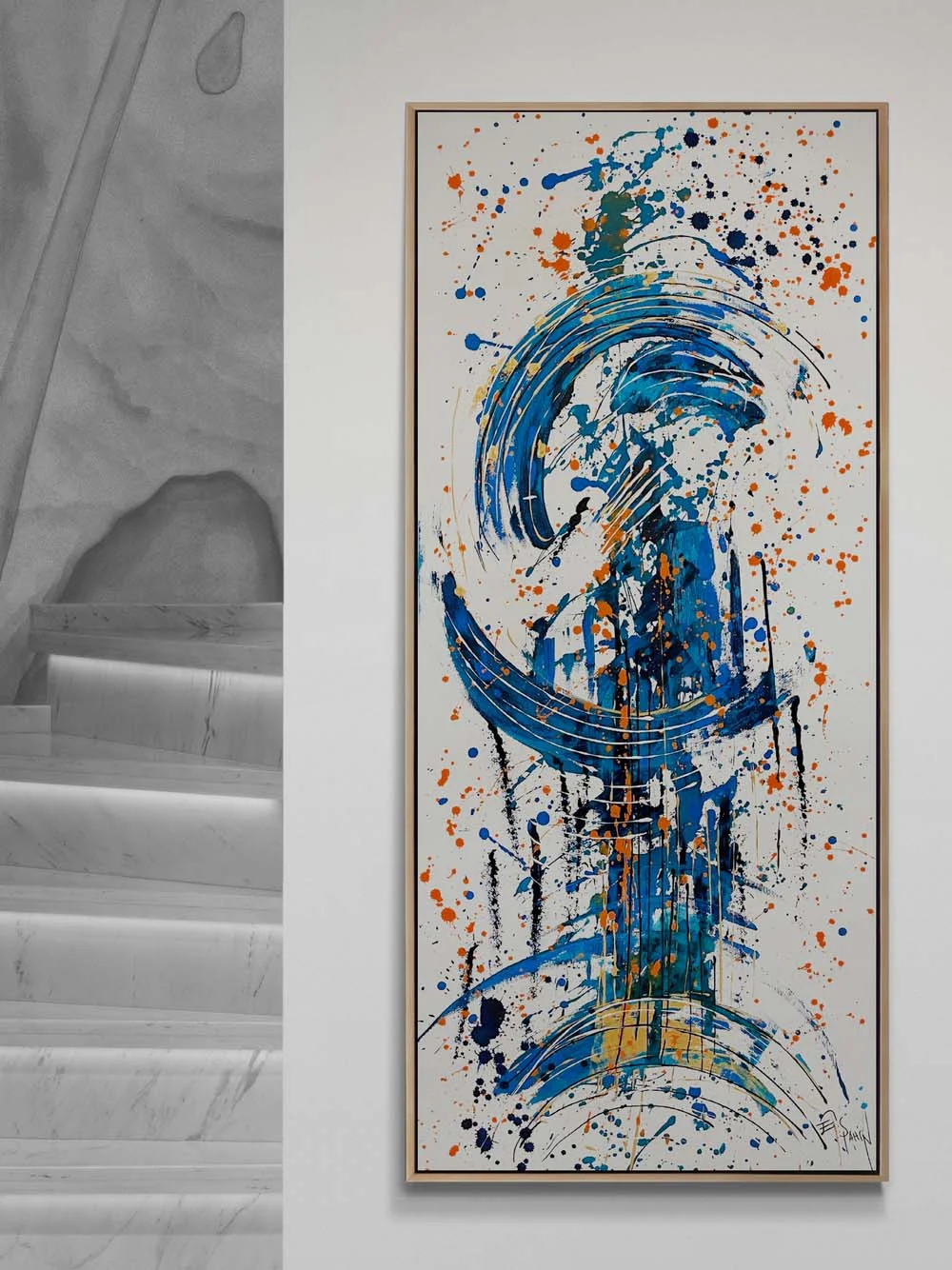 Stream of Consciousness Oil Painting