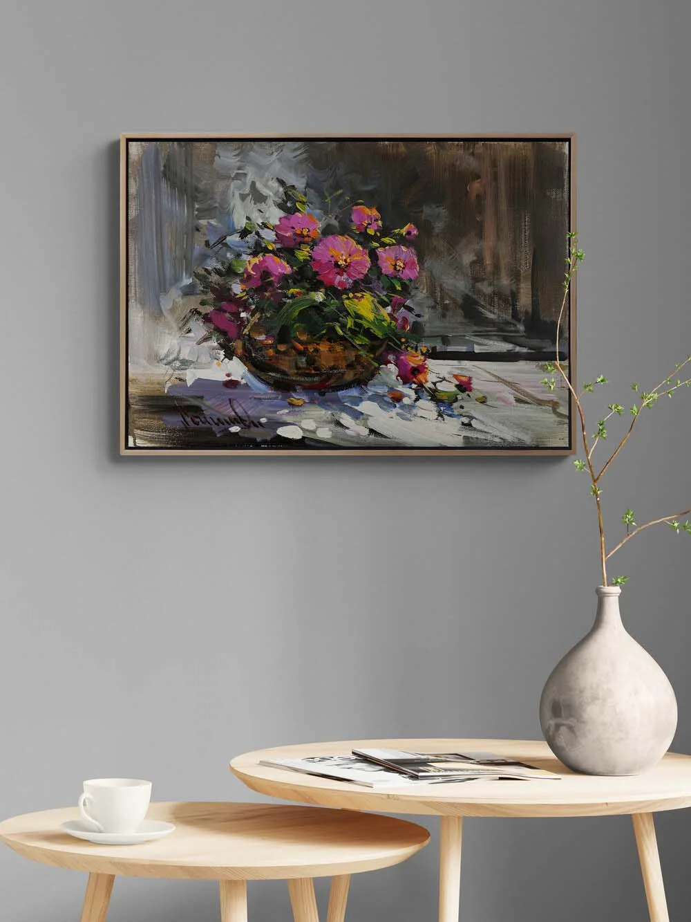 Fırçanın Baharı Yağlı Boya Tablosu