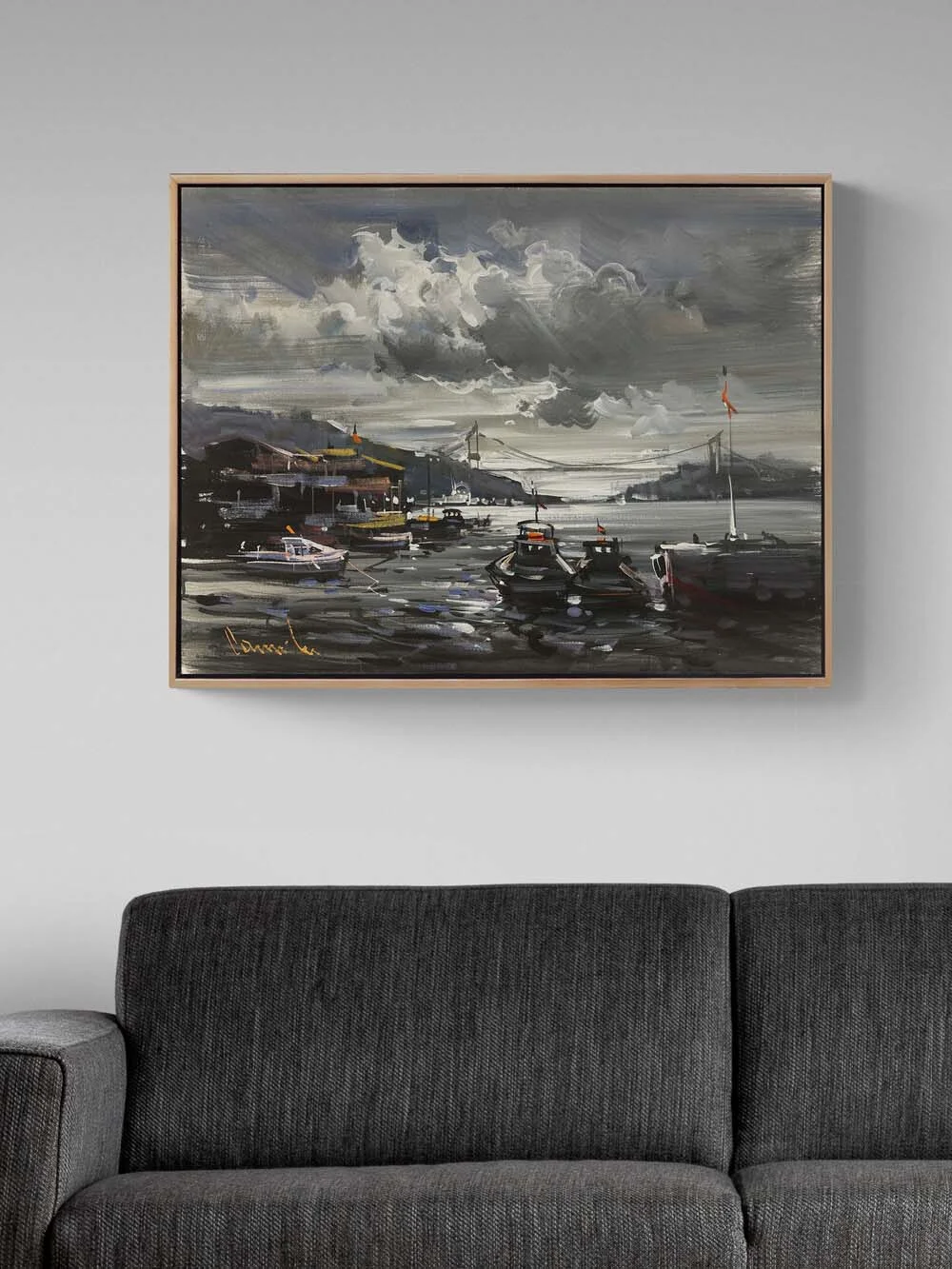 A Day in Istanbul Oil Painting