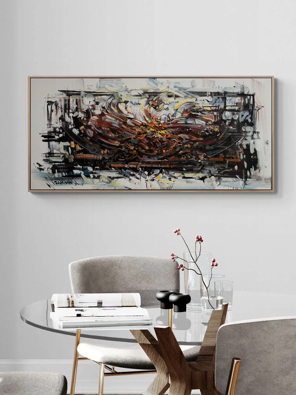 Bulanık Hatıralar Yağlı Boya Tablosu