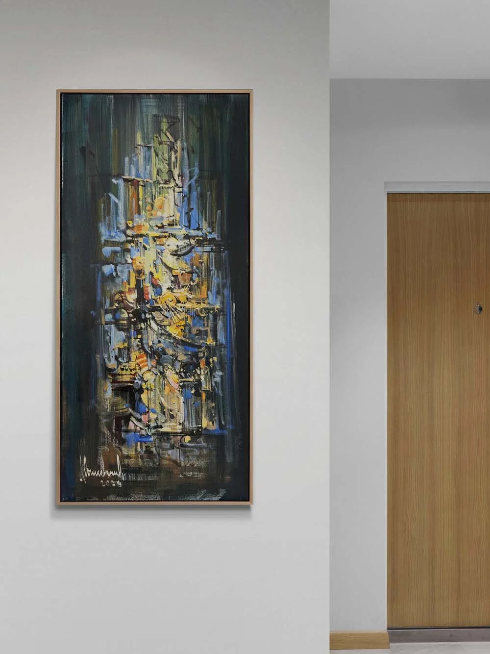 Kaos ve Denge Yağlı Boya Tablosu