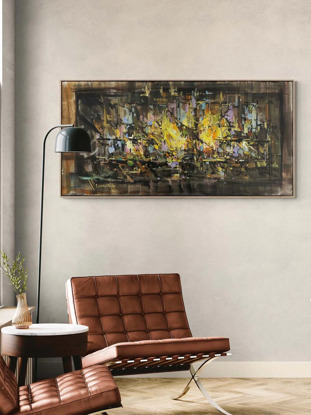 Sessizliğin Tadı Yağlı Boya Tablosu