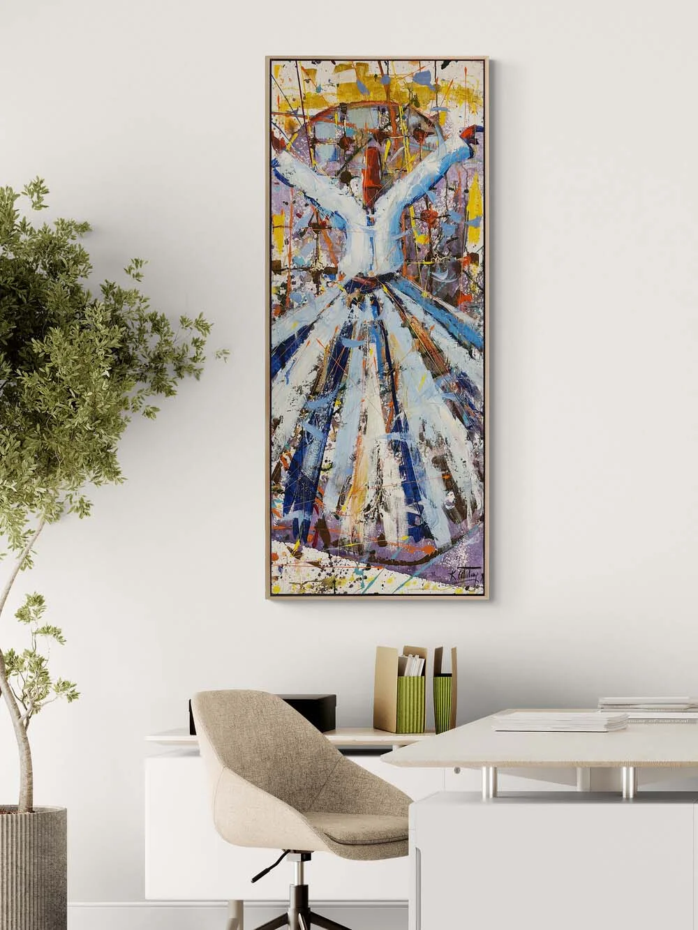 Sessiz Zikir Yağlı Boya Tablosu